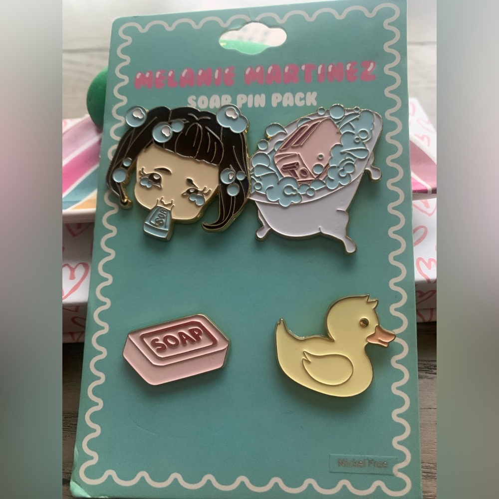 Melanie Martinez Crybaby Soap Pin Pack
